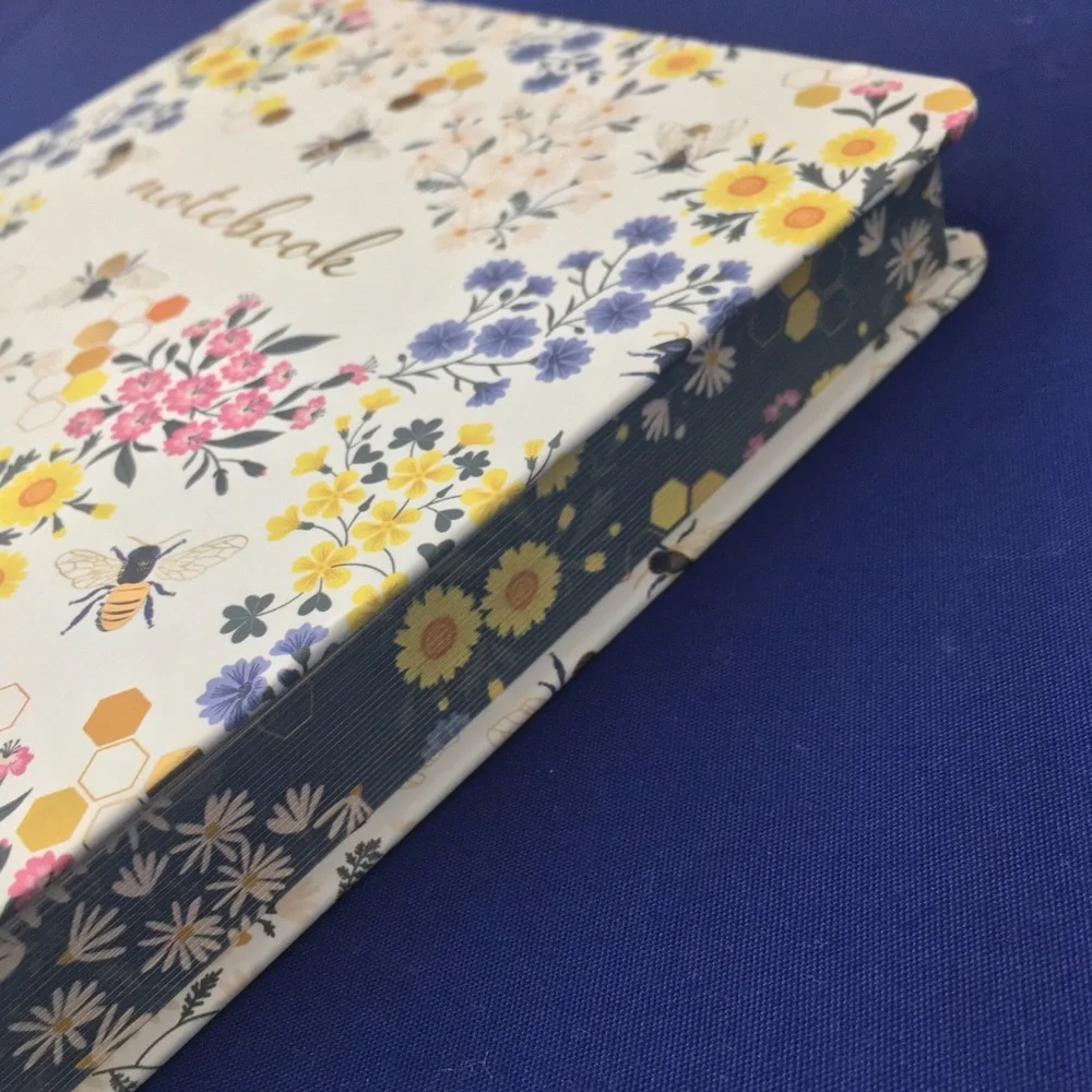 Bumblebee Beehive Flower Notebook